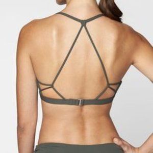 Athleta Prism Back Bikini in Green Rapids XL